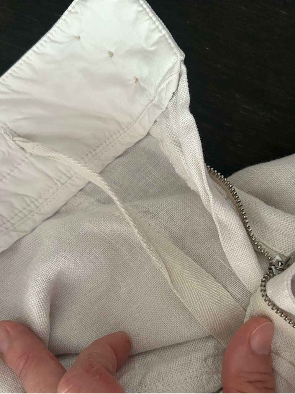 Poetry Heavy-Linen Trousers Ecru size 29 - Picture 10 of 15